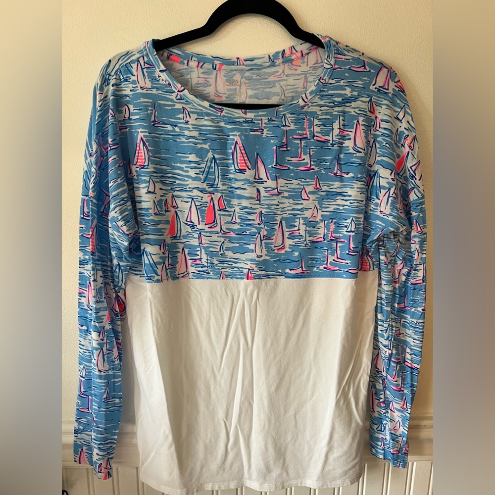 Lilly Pulitzer Sailboat Top